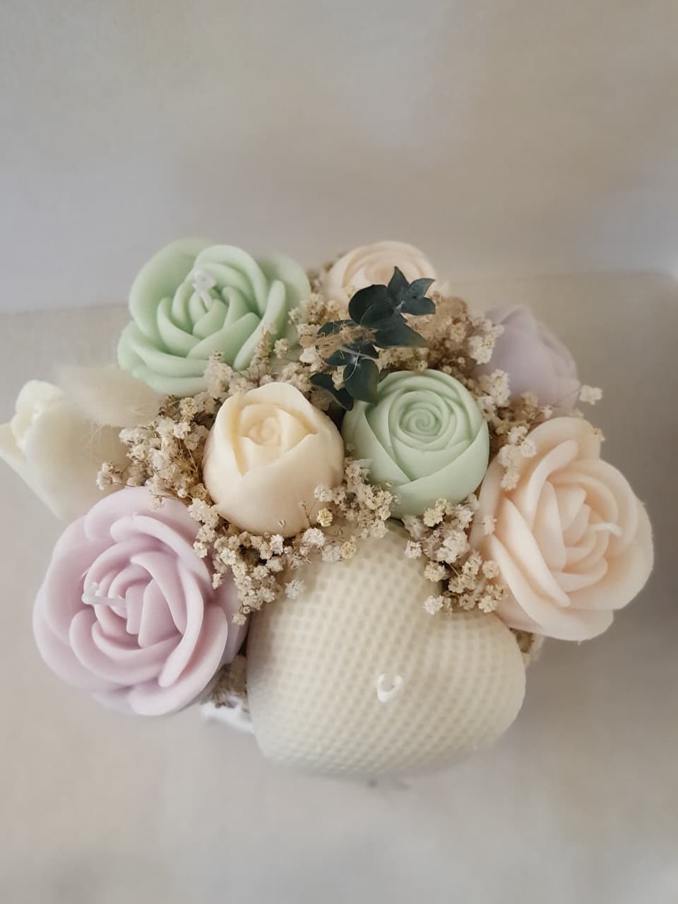 Bouquet de Rosas, Tulipanes & Corazón