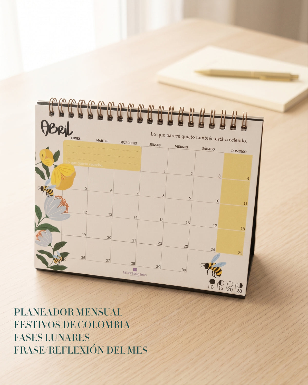 Calendario Florecer 2027