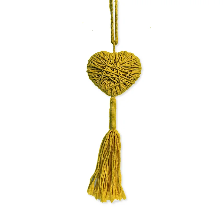 Corazón Decorativo Pequeño en Macramé