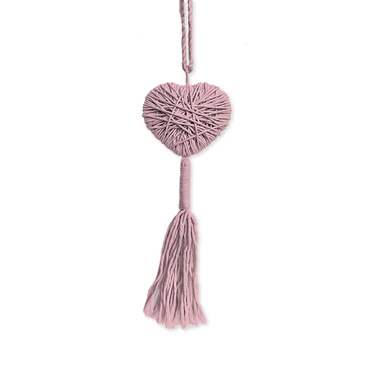 Corazón Decorativo Pequeño en Macramé