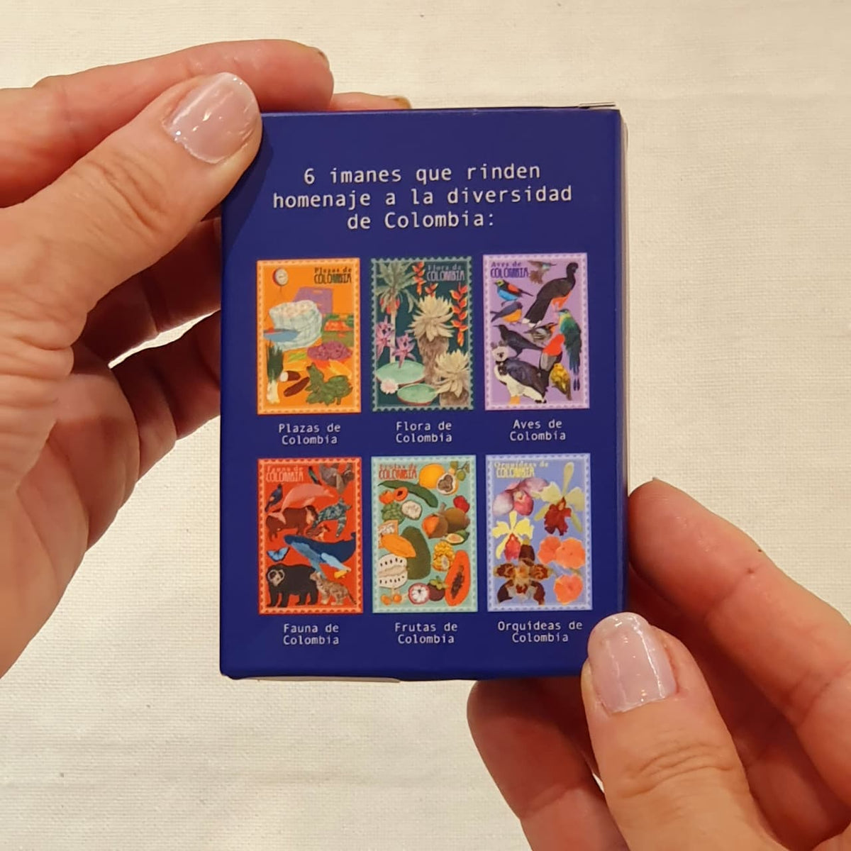 Caja De Imánes de Colombia x6