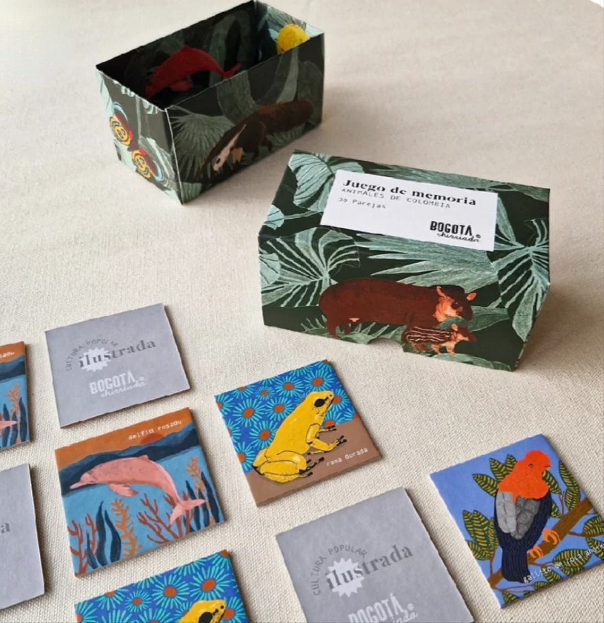 Juego de Memoria Animales de Colombia
