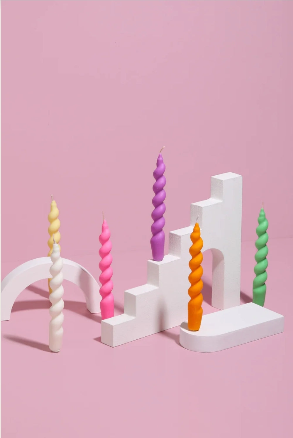 Set De Velas Espiral