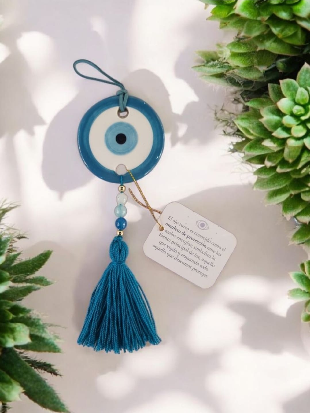 Ojo Turco Verde Marino Mini