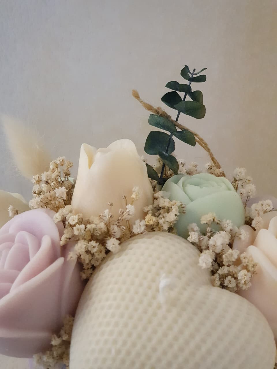 Bouquet de Rosas, Tulipanes & Corazón