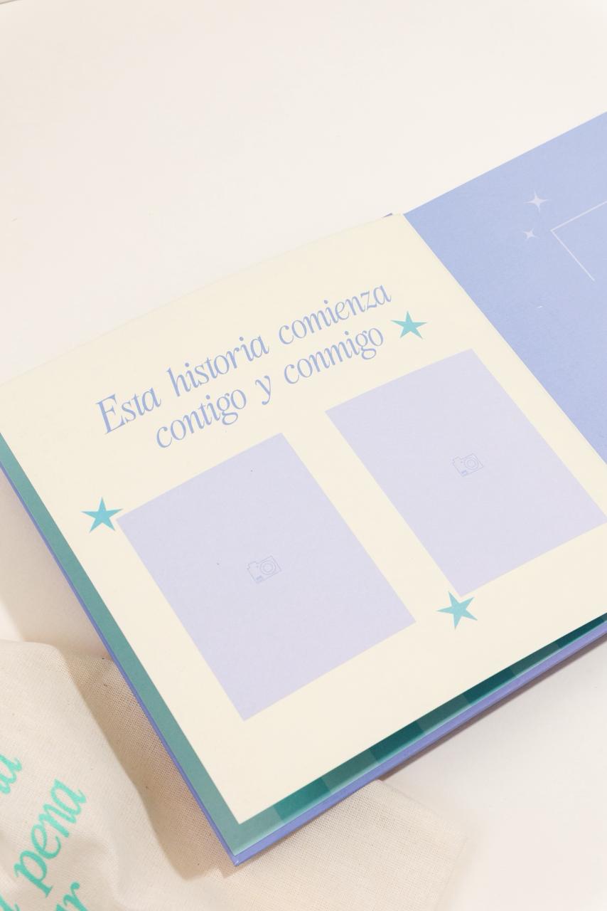 Libro Álbum “Contigo Todo es Mejor” – Regalo Personalizable con Fotos y Recuerdos