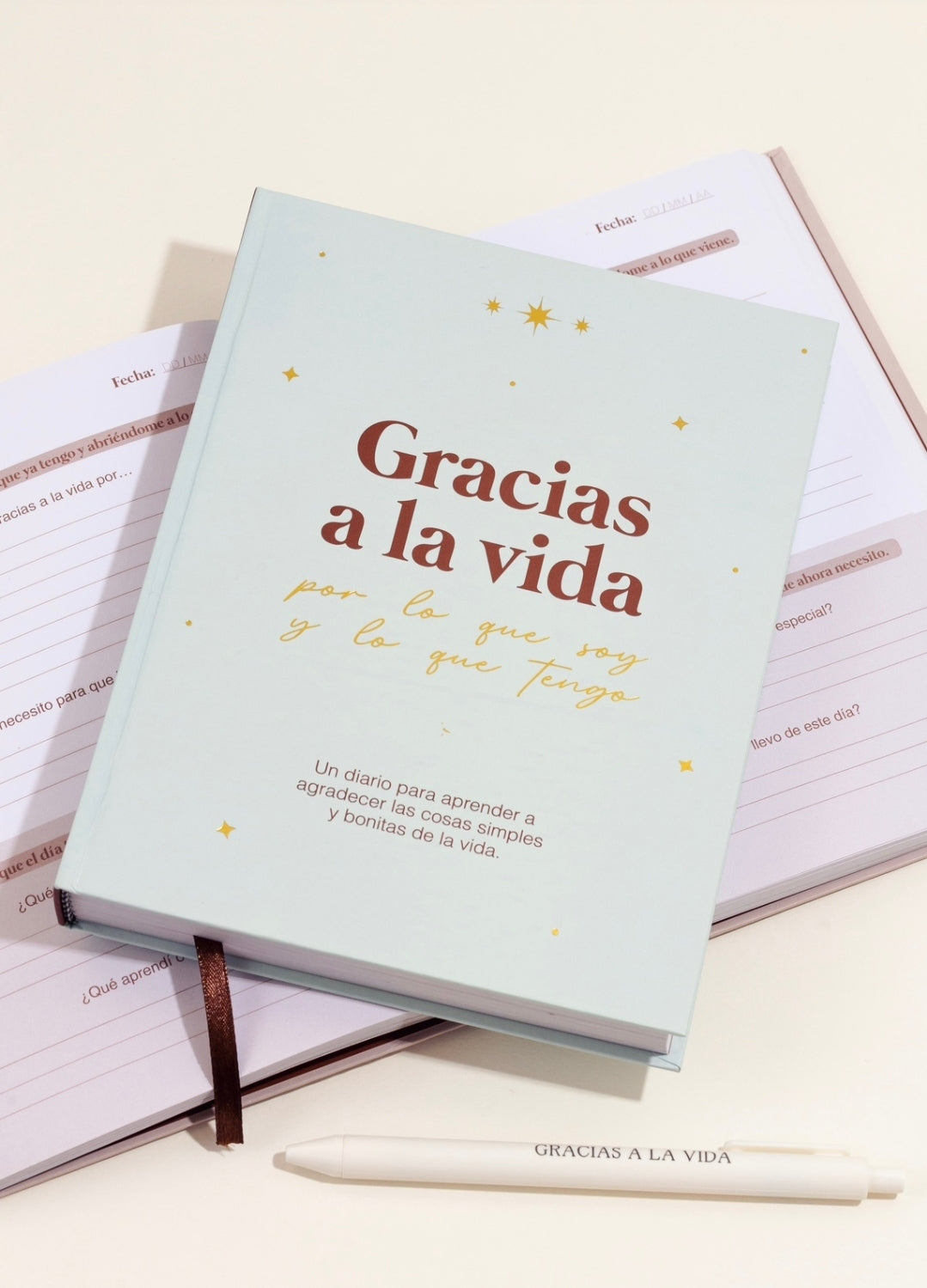 Journal de Gratitud Azul – Diario “Gracias a la Vida” para Escribir y Reflexionar