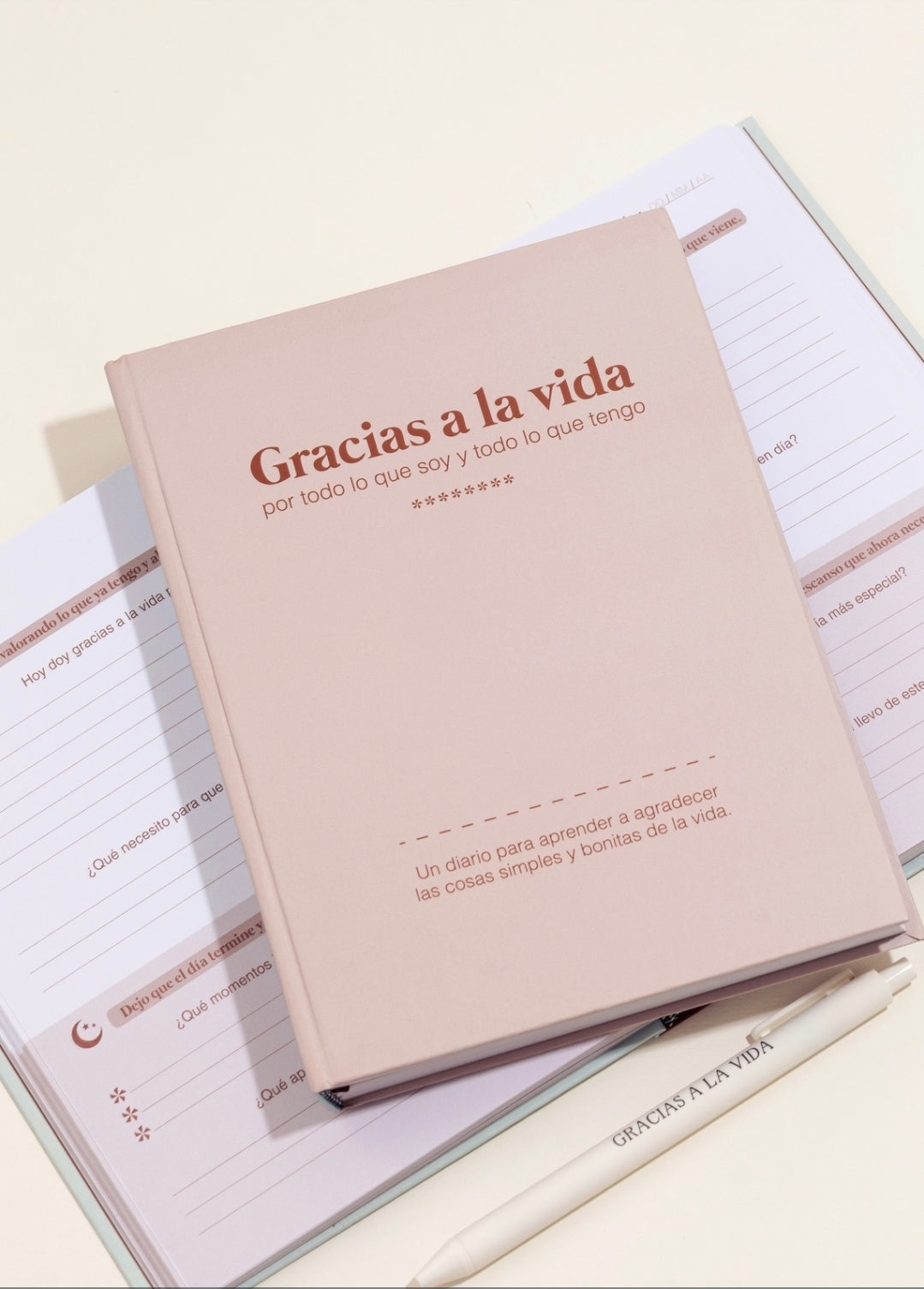 Journal de Gratitud Café – Diario “Gracias a la Vida” para Escribir y Reflexionar